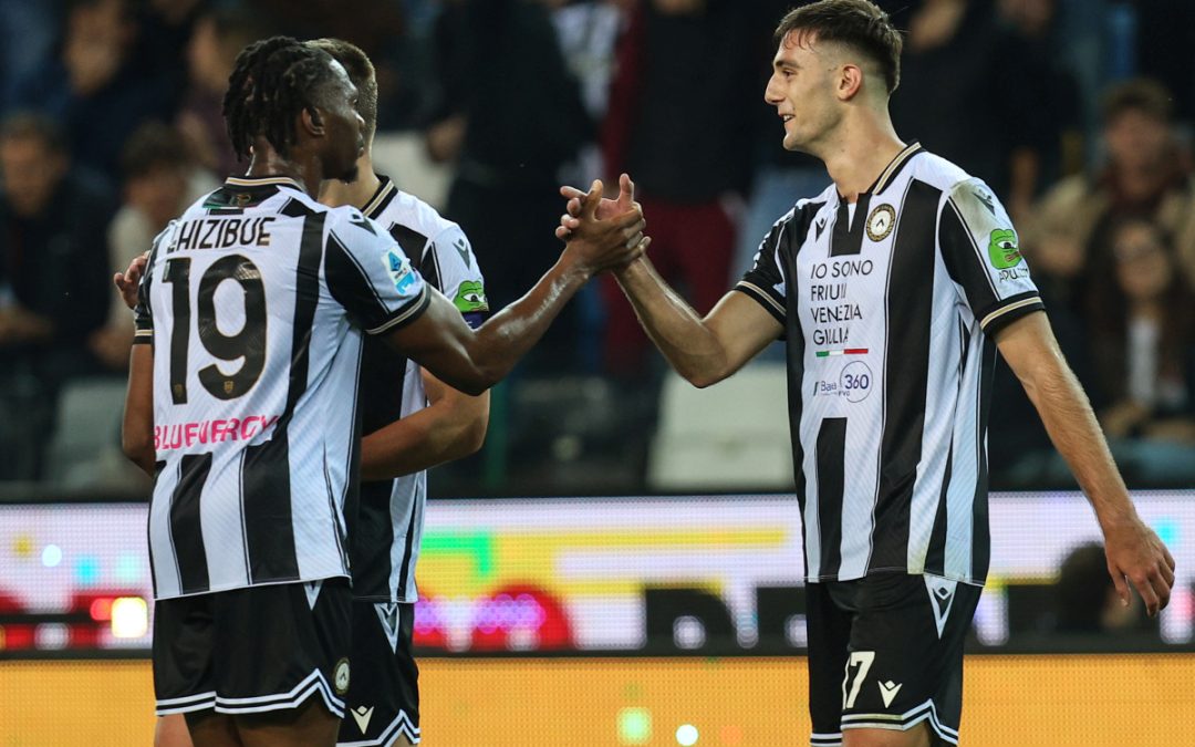 Lucca e Davis in gol, l’Udinese batte il Cagliari 2-0