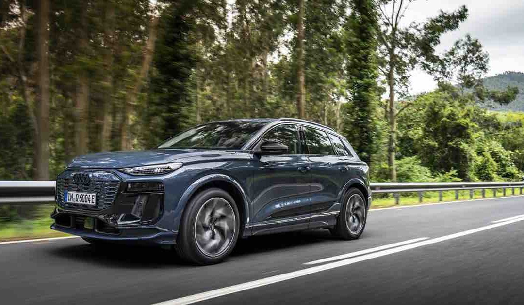 Un'immagine della nuova Audi Q6 e-tron