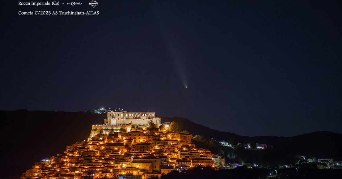 La cometa del secolo dà spettacolo sui cieli della Calabria