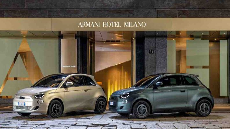 Fiat 500e, arriva la versione Giorgio Armani