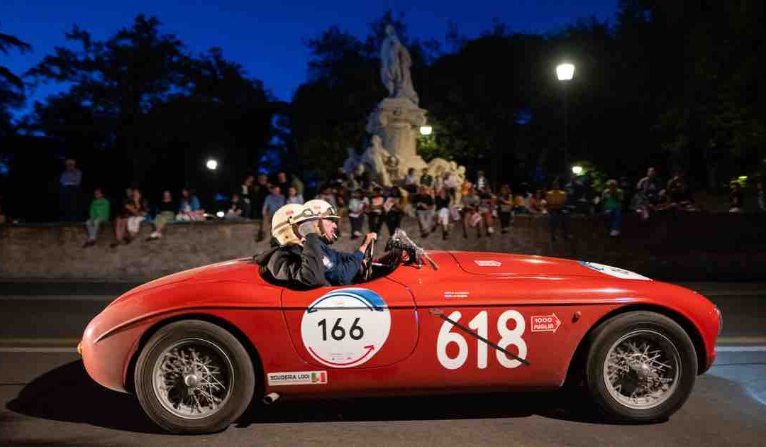 Un'immagine della Mille Miglia 2024, durante la tappa nella Capitale