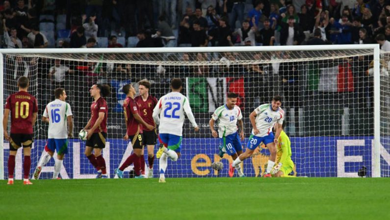 Rimonta red devils con gli azzurri in 10, Italia-Belgio 2-2