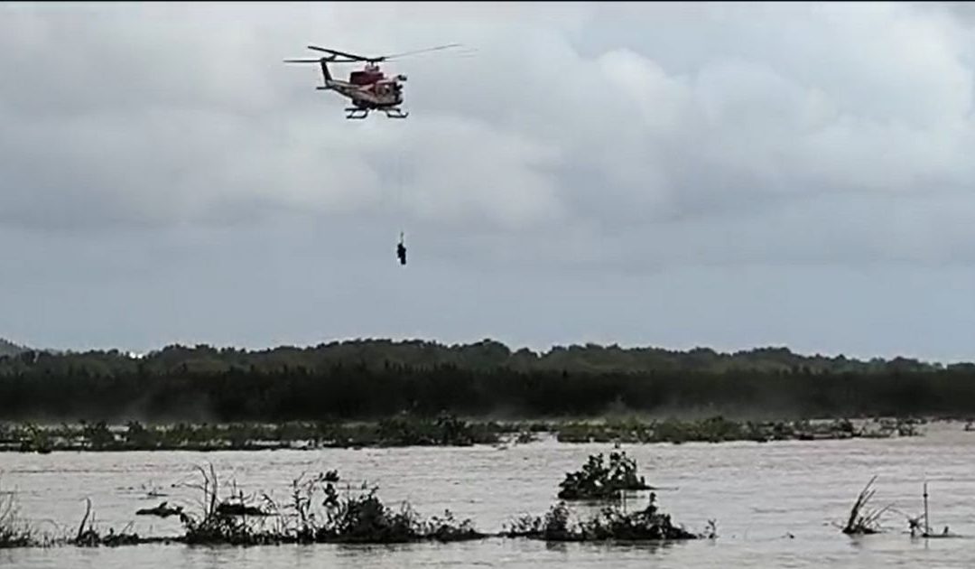 Maltempo, salvate in elicottero 3 persone nel Materano – VIDEO