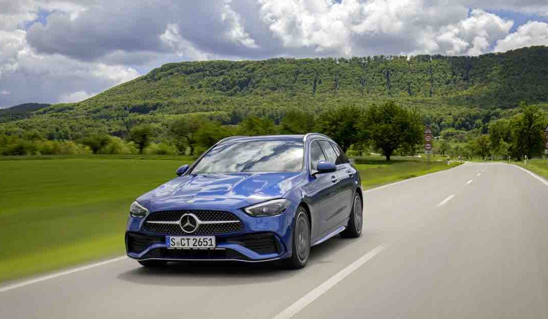 Nell'immagine, la nuova Mercedes Classe C