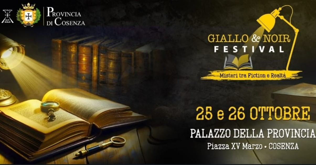 Cosenza si tinge di mistero: arriva il “Giallo & Noir Festival”