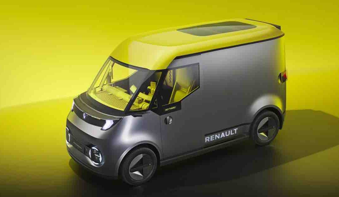 Nell'immagine in alto, il Concept Renault Estafette