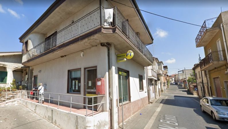 Rapina all'ufficio postale di un comune del Vibonese