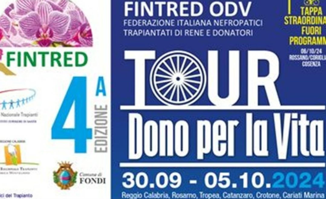 “Un dono per la vita”: la IV edizione del tour farà tappa a Cosenza