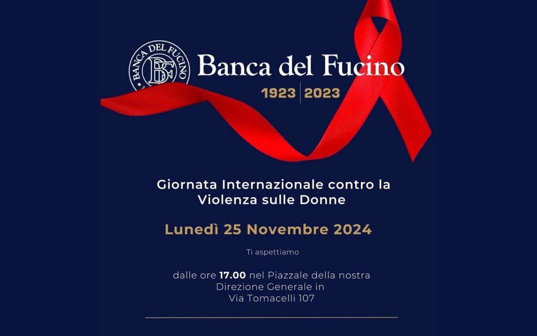 Banca del Fucino, uno street event a Roma contro la violenza sulle donne