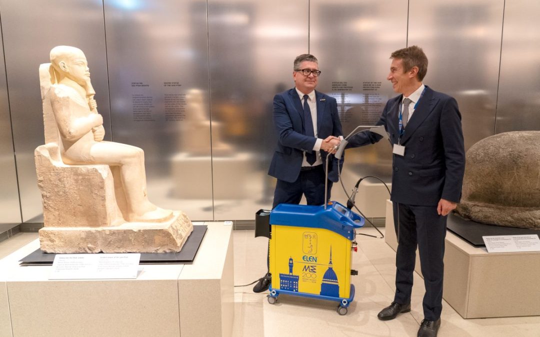 Donato al Museo Egizio di Torino un laser di El.En. per il restauro