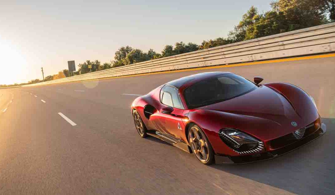 Test in pista nel Salento per l’Alfa 33 Stradale 