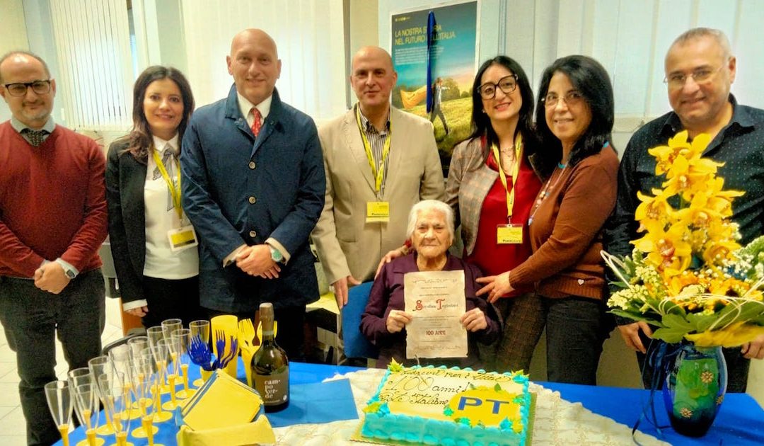 Poste Italiane celebra i 100 anni di nonna Serafina