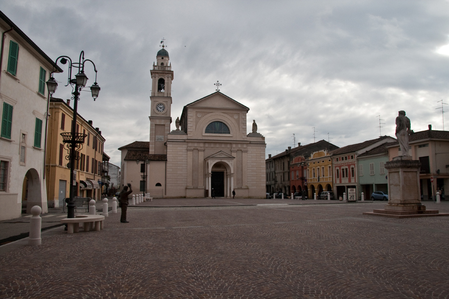 La piazza di Brescello