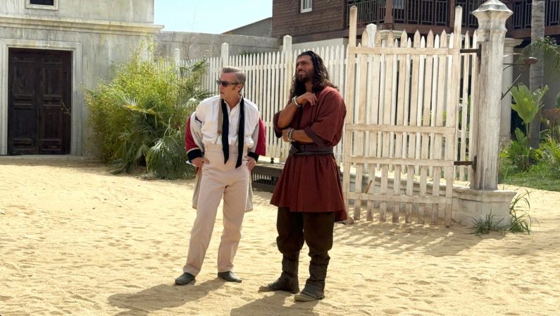 FOTO – IMMAGINI DEL SET DI SANDOKAN CON CAN YAMAN