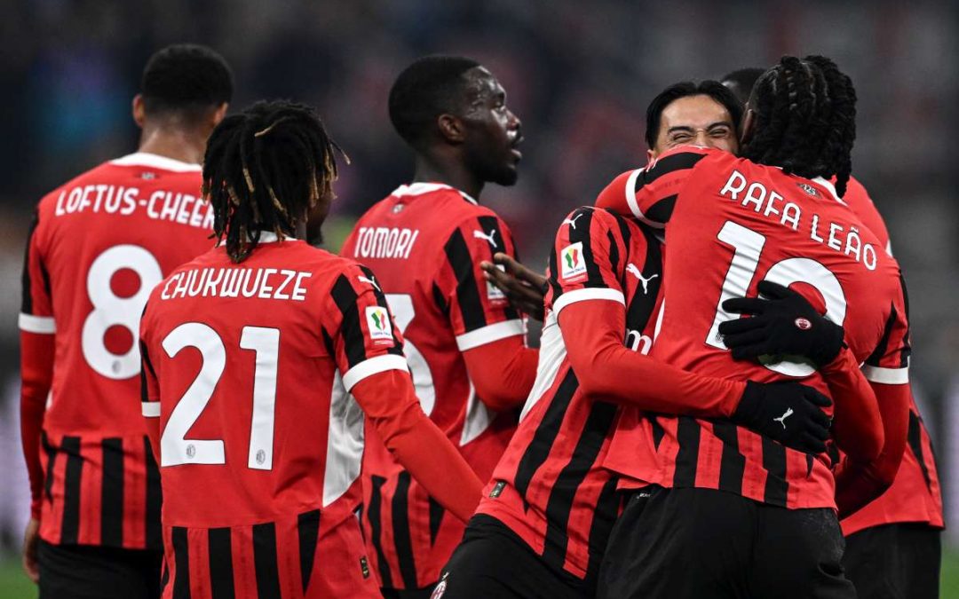 Milan passeggia col Sassuolo, 6-1 e quarti di Coppa Italia