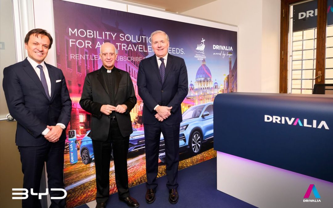 Giubileo, nuovo Mobility Store Drivalia con Byd per pellegrini e turisti