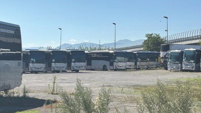 Gli ottanta autobus abbandonati a Sala torneranno su strada