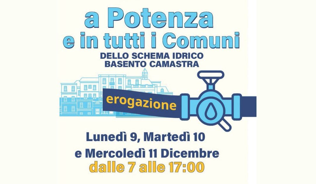 Crisi idrica, la pioggia e il Basento non bastano: ancora restrizioni