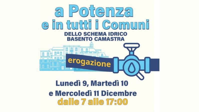 Crisi idrica, la pioggia e il Basento non bastano: ancora restrizioni