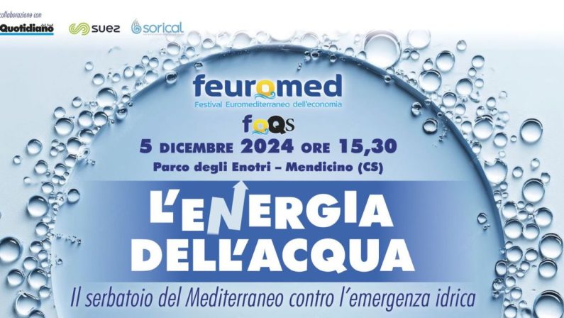 Il Mediterraneo contro l’emergenza idrica. A Cosenza il convegno