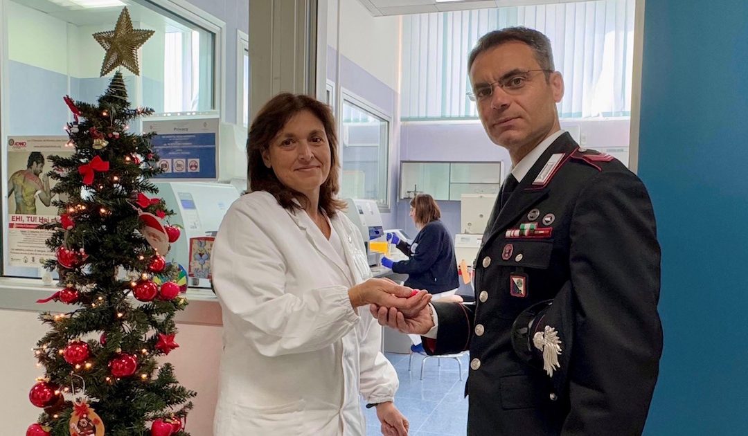 Reggio, carabiniere rintraccia donatore mancante e salva una vita