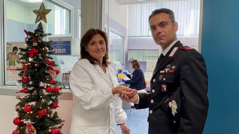 Reggio, carabiniere rintraccia donatore mancante e salva una vita