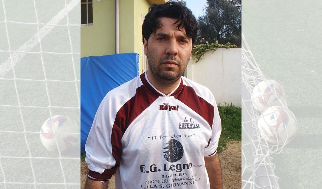 Rosario Pirrotta protagonista nel calcio dei Dilettanti, con la maglia dell'Eufemiese