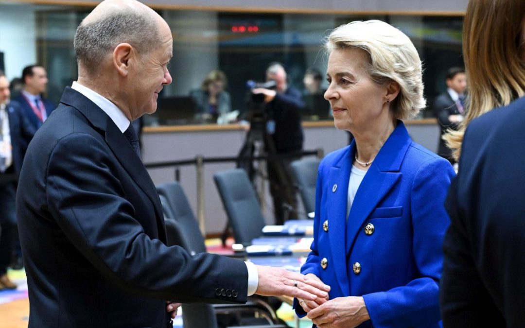 Ue, Scholz a von der Leyen “Stop multe per le auto e vertice su acciaio”