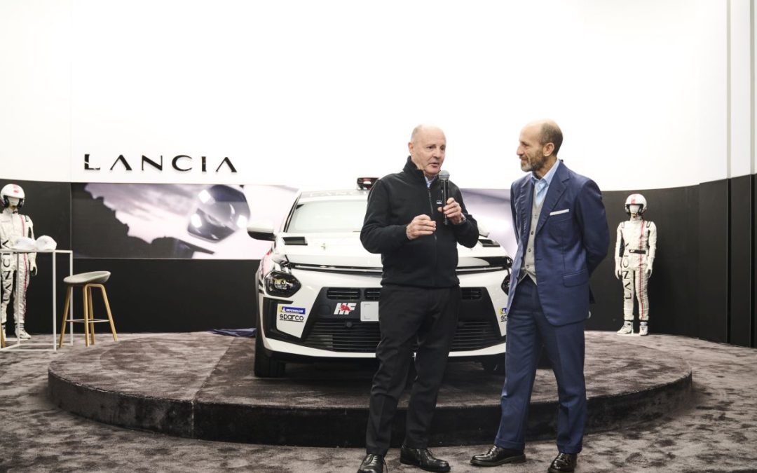 Lancia e Miki Biasion conquistano il Motor Show di Bruxelles