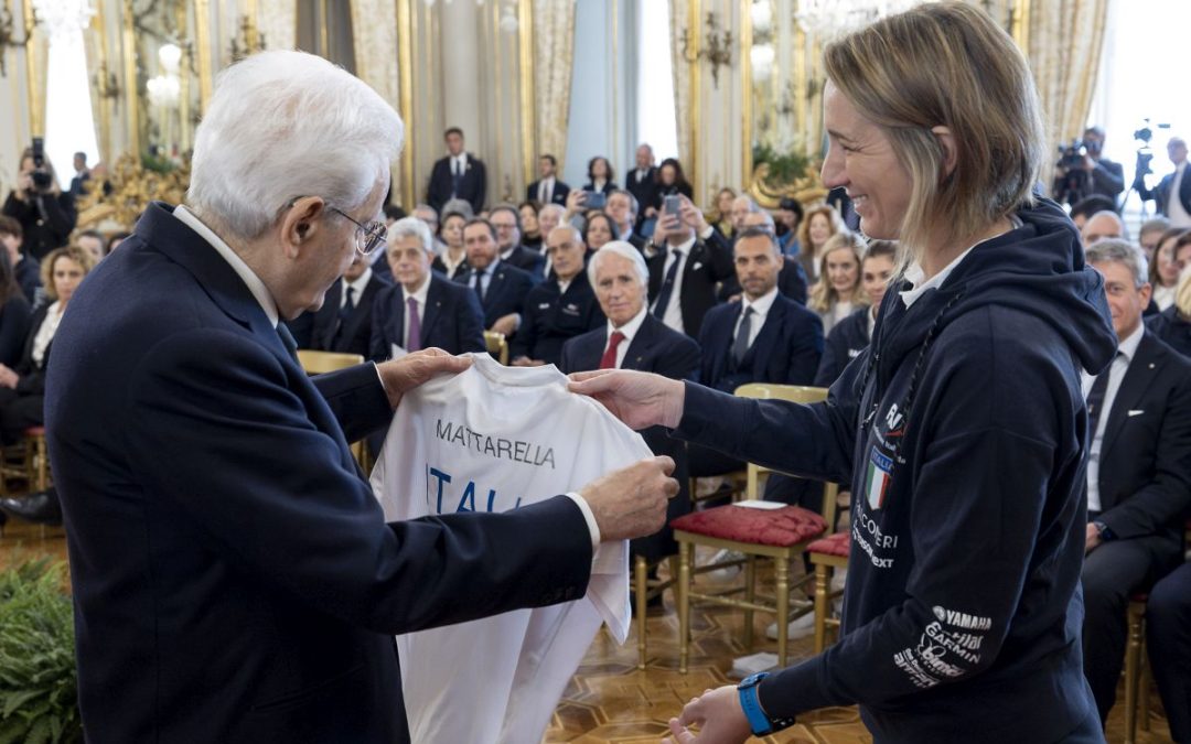 Al Quirinale la celebrazione dei successi della vela azzurra