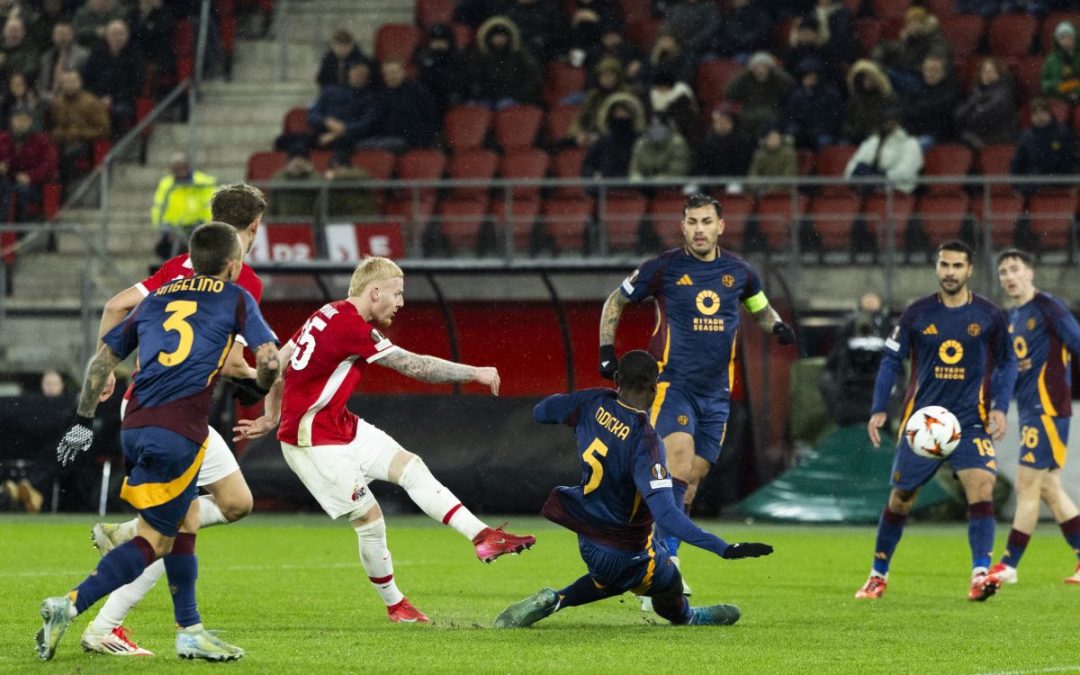 AZ Alkmaar-Roma 1-0, decide Parrott nel finale