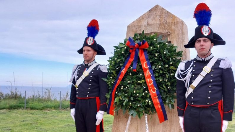 Palmi, l'Arma ricorda i carabinieri Fava e Garofalo