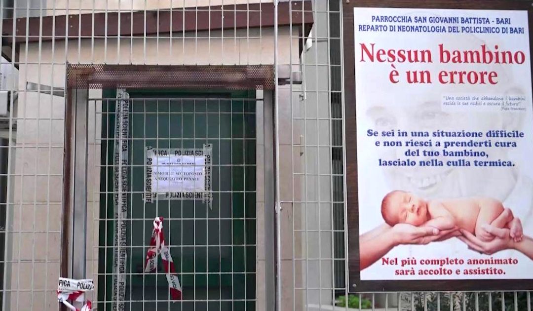 Bari, neonato morto: indagini a tutto campo sulla culla termica