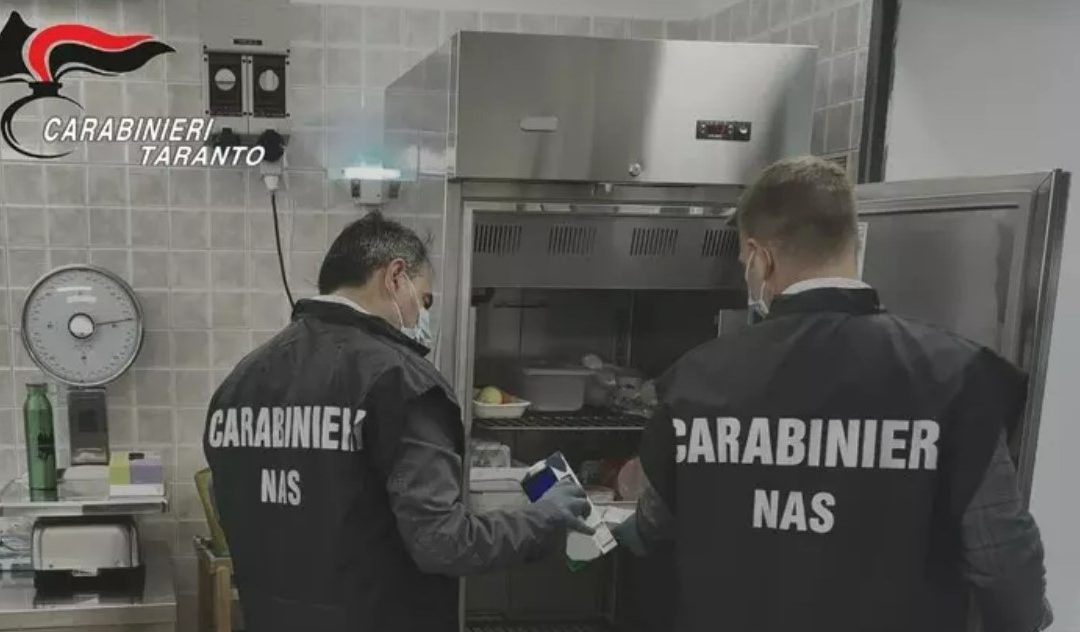 Violate norme igieniche per alimenti: maxi-sequestri nel Tarantino