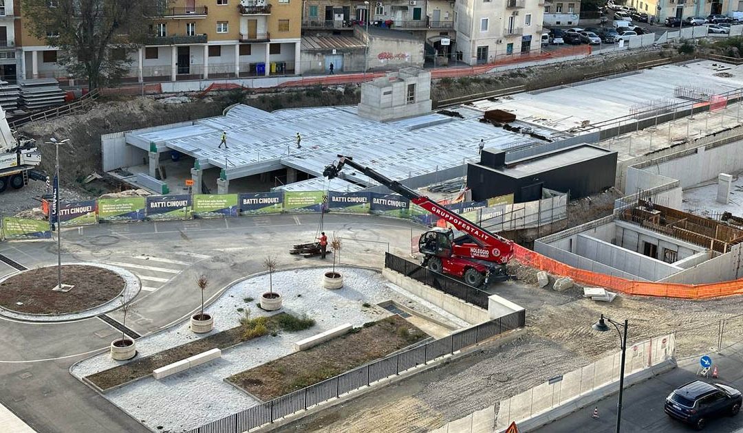 I lavori in piazza della visitazione