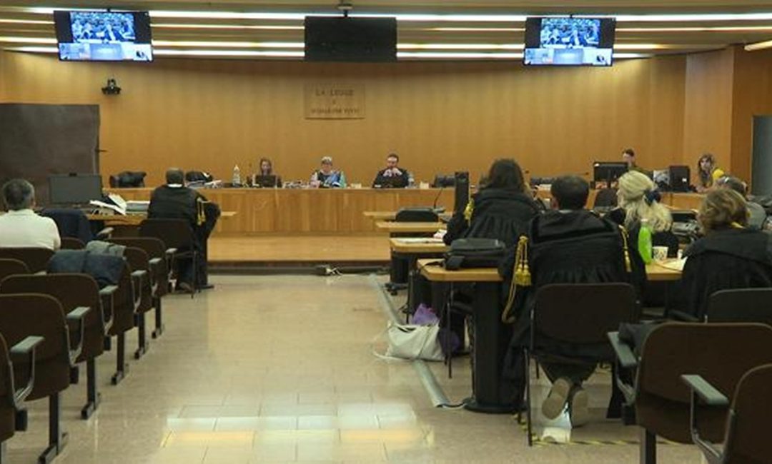 L'aula del tribunale di Ravenna in cui si è svolto il processo "Radici"