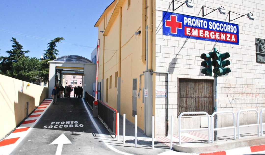 Il pronto soccorso dell'ospedale di Vibo