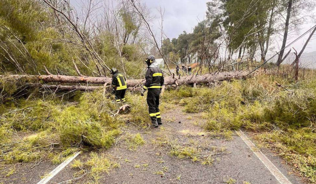 Vigili del Fuoco in azione in Calabria